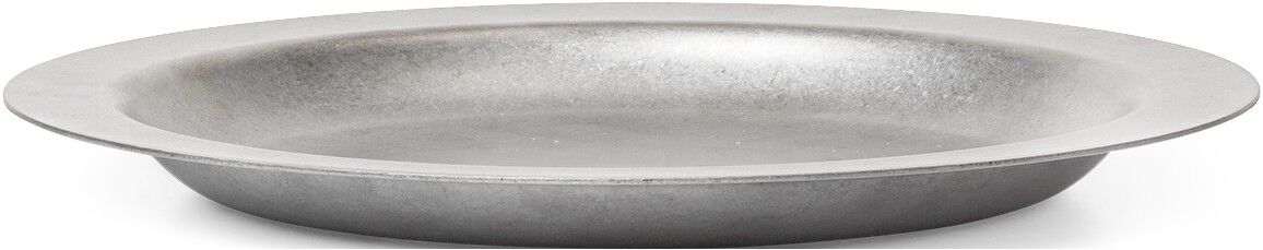 Tumbled Plate - Stainless Steel