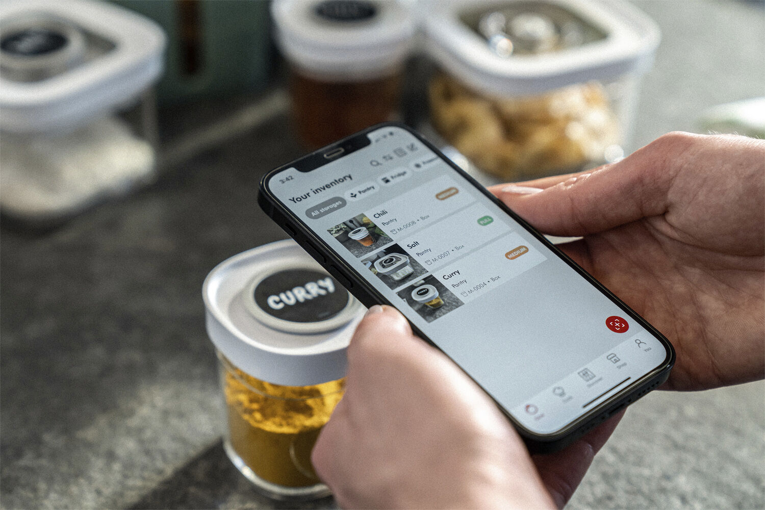 Fresh & Save CUBE S&aelig;t S/M12 gennemsigtig-hvid