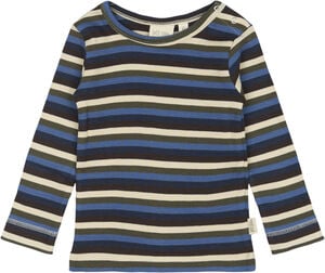 T-shirt L/S Modal Multi Striped