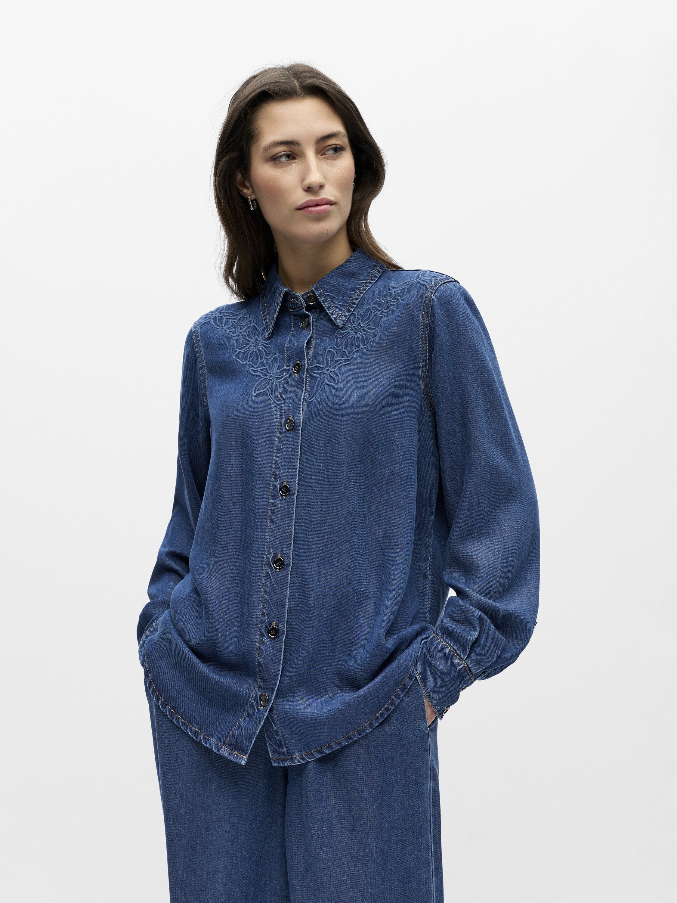 OBJFRAME DECO L/S LO SHIRT E PS 26