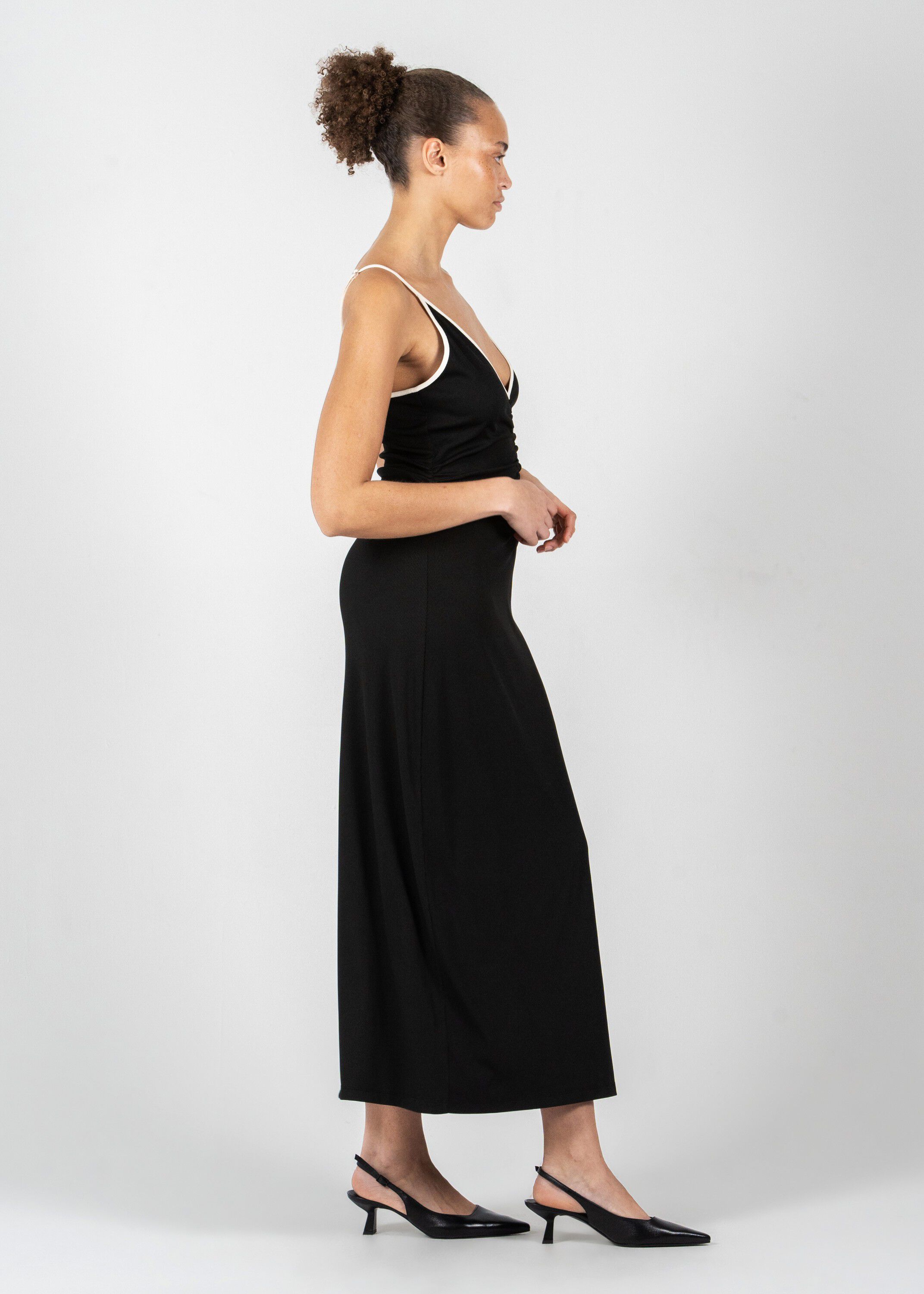 Ruched Midi Dress