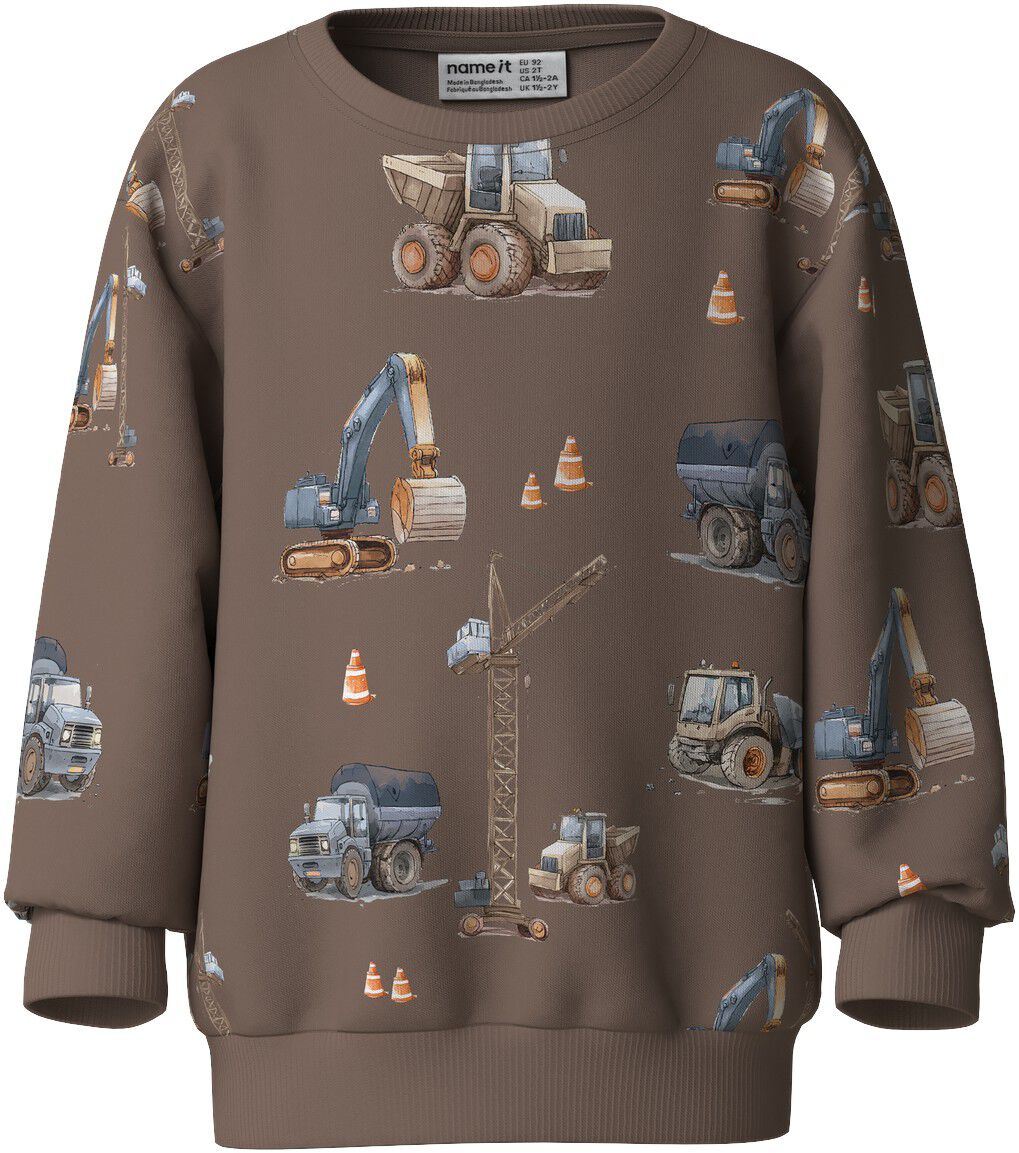 Nmmnelson Ls Nreg Sweat Bru Box