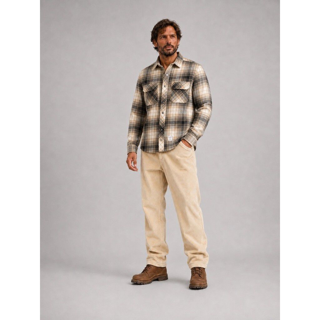New Adrian cotton check shirt