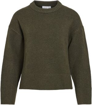 VISIA L/S O-NECK KNIT PULLOVER