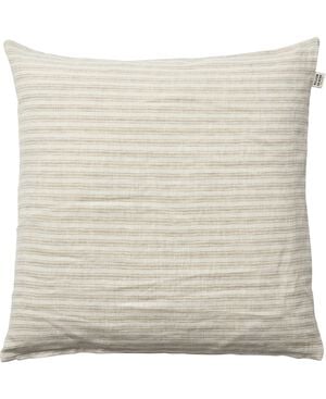stripe/hvid-beige, pyntepude