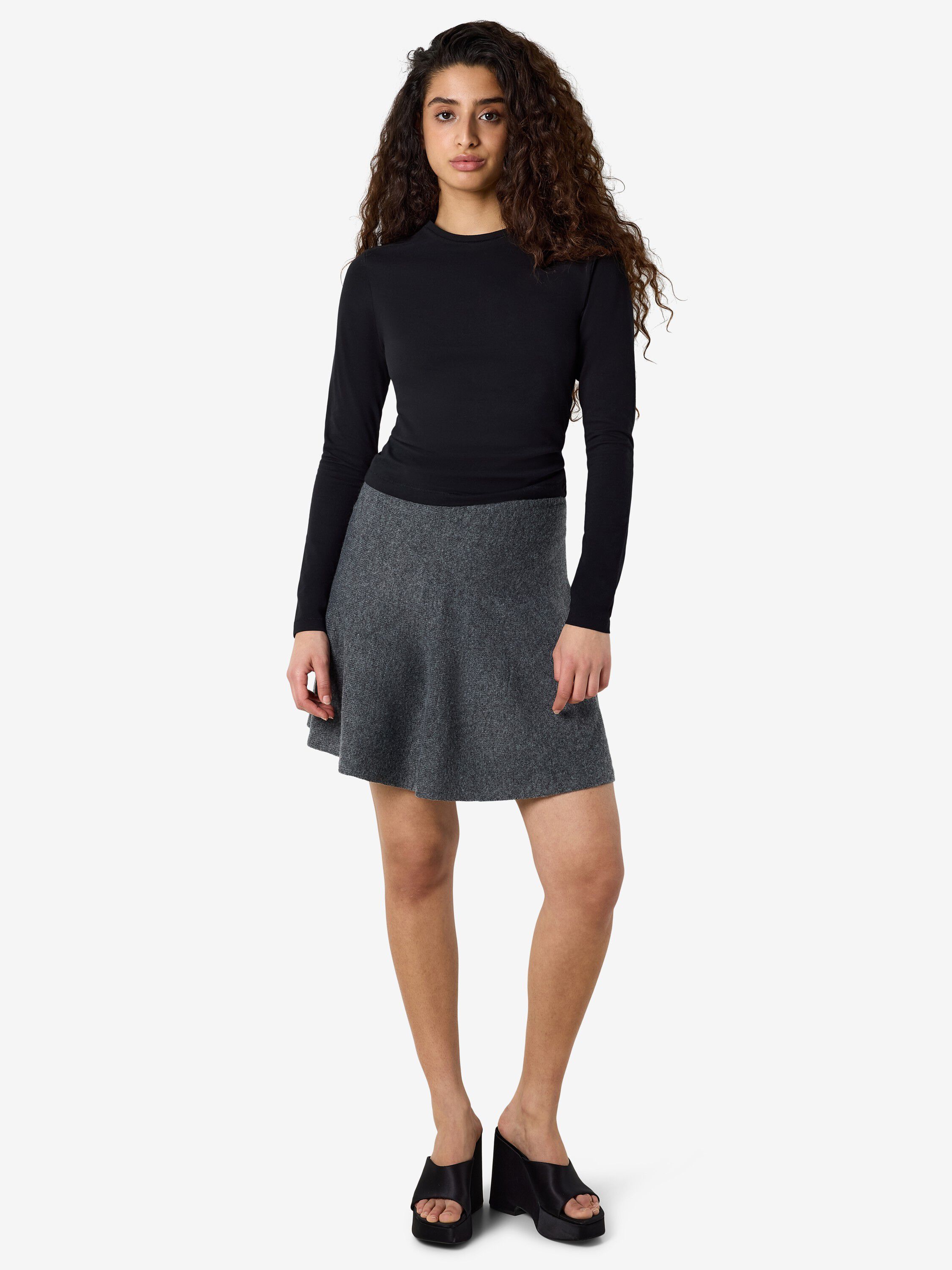 Nmsloan Nw Short Knit Skirt Noos
