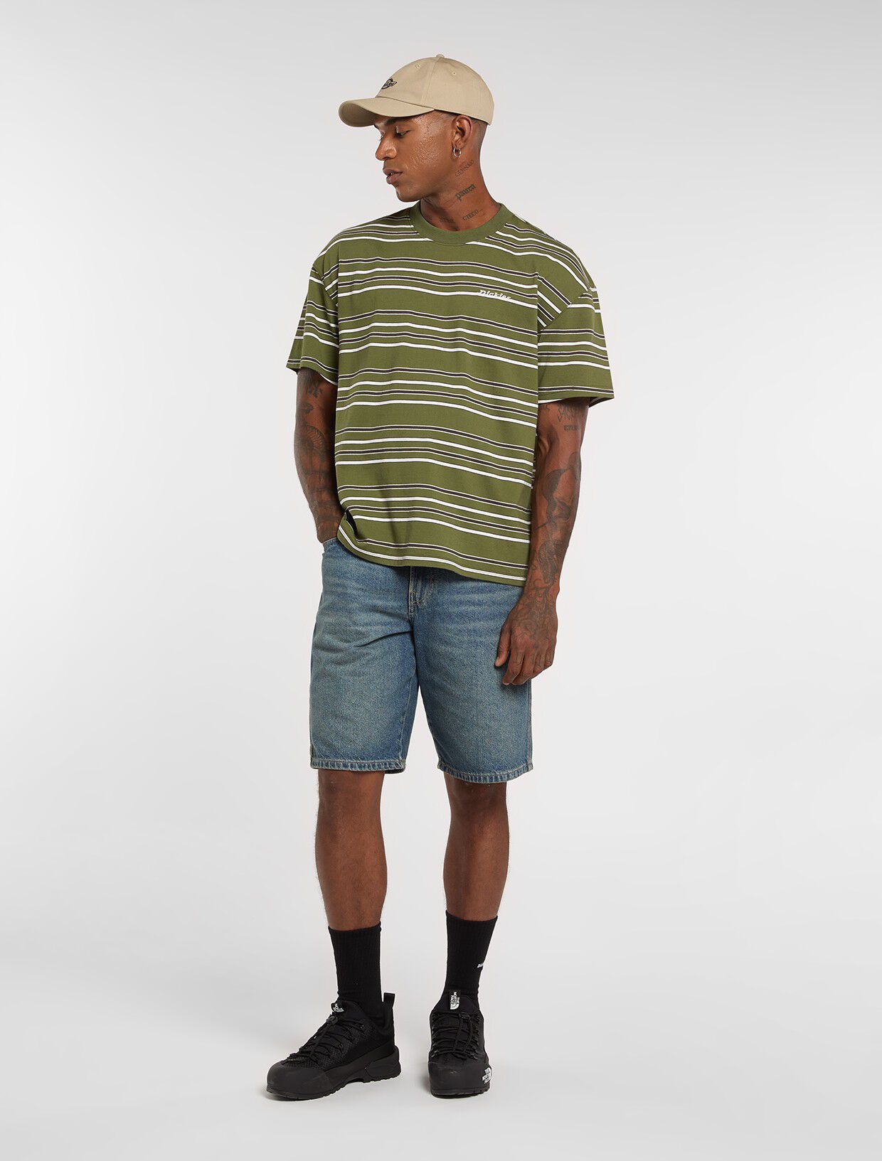 EAST LIBERTY STRIPE SS TEE CYPRESS