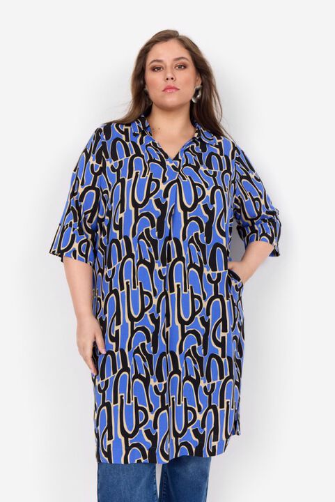 Curvy WA-VALERA 3 Tunika Blå