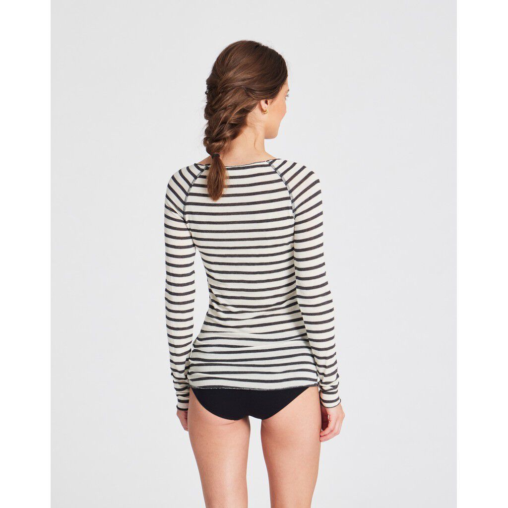 Amalie L/S Sailor Wool Top