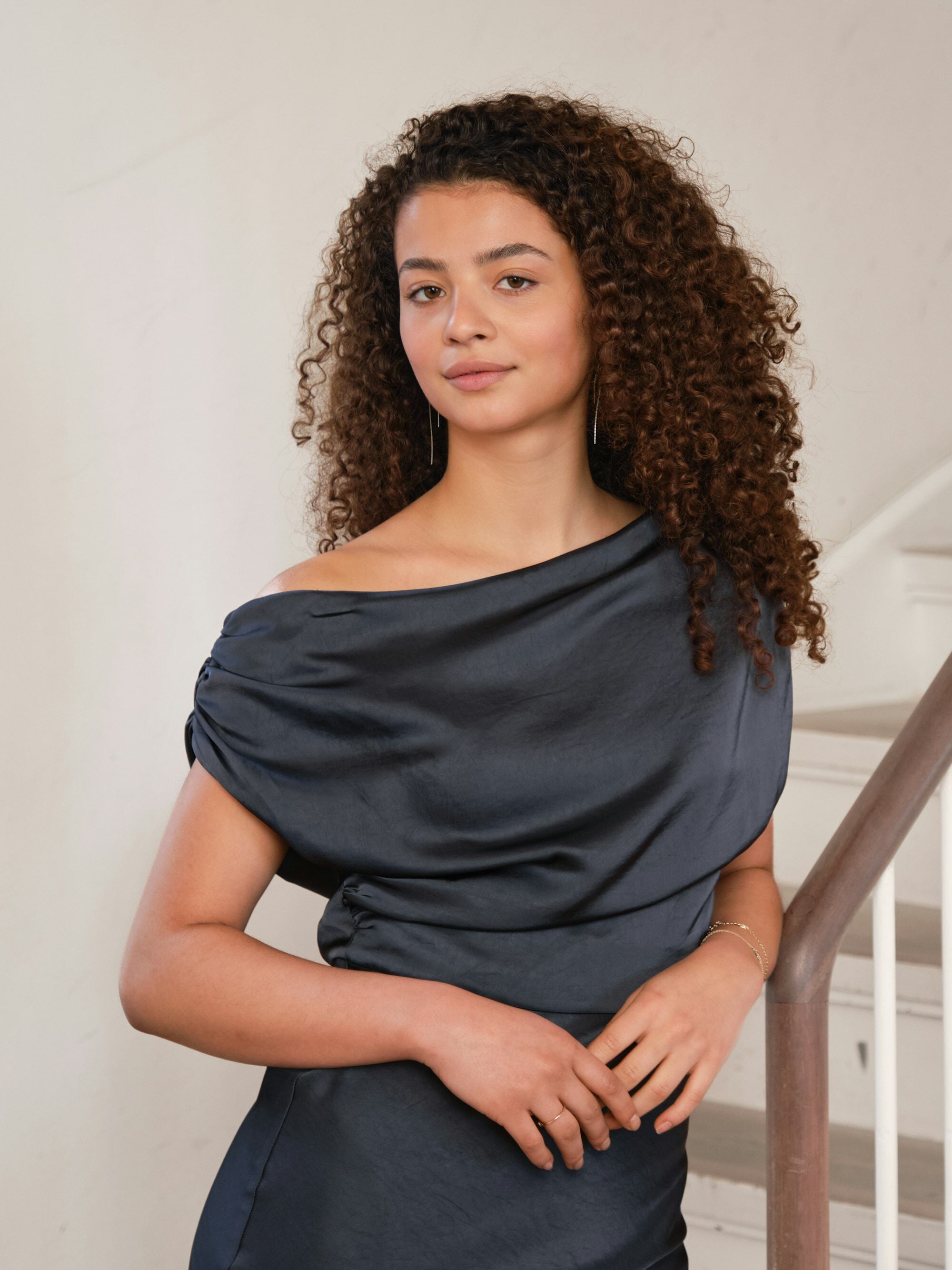 Lilith Heavy Sateen Dress