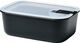 Husholdningsboks EasyClip 1000 ml Nordic black PP