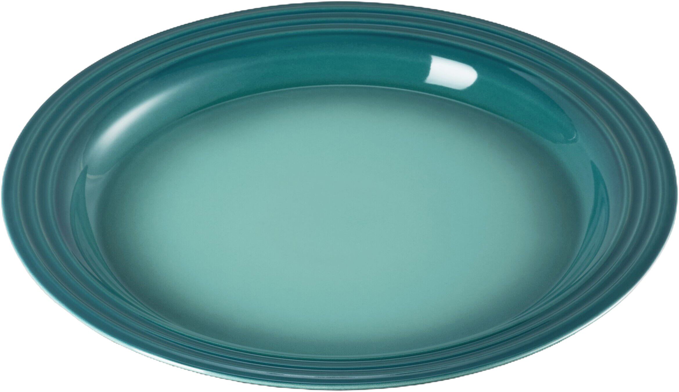 Le Creuset Signature stent&oslash;j middagstallerken 27cm Bleu Riviera