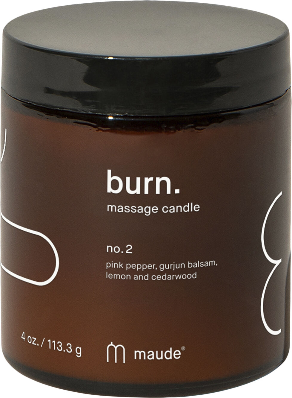 Maude - Burn massagelys no. 2