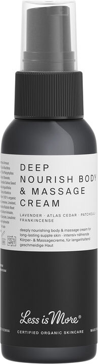 Organic Deep Nourish Body & Massage Cream lavender