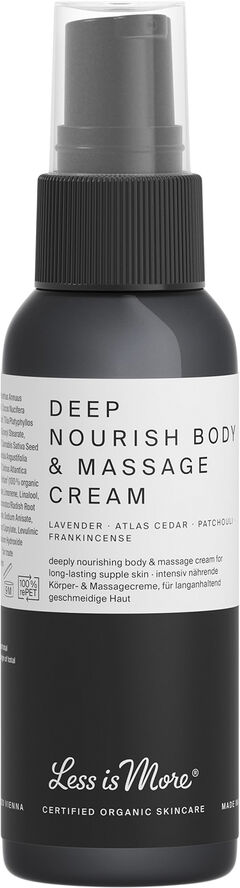 Organic Deep Nourish Body & Massage Cream lavender