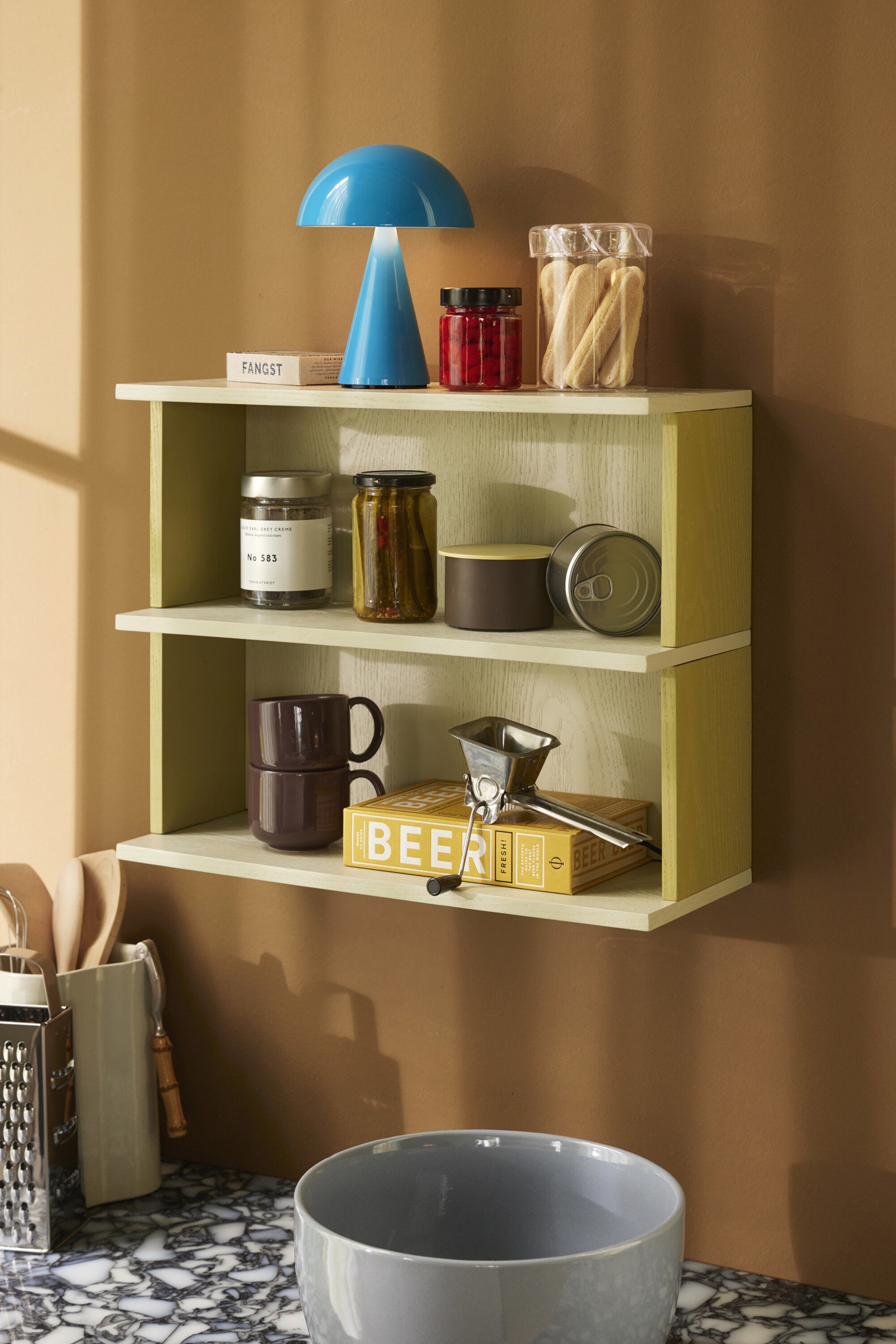 Pep Reol Gul/Gr&aring;