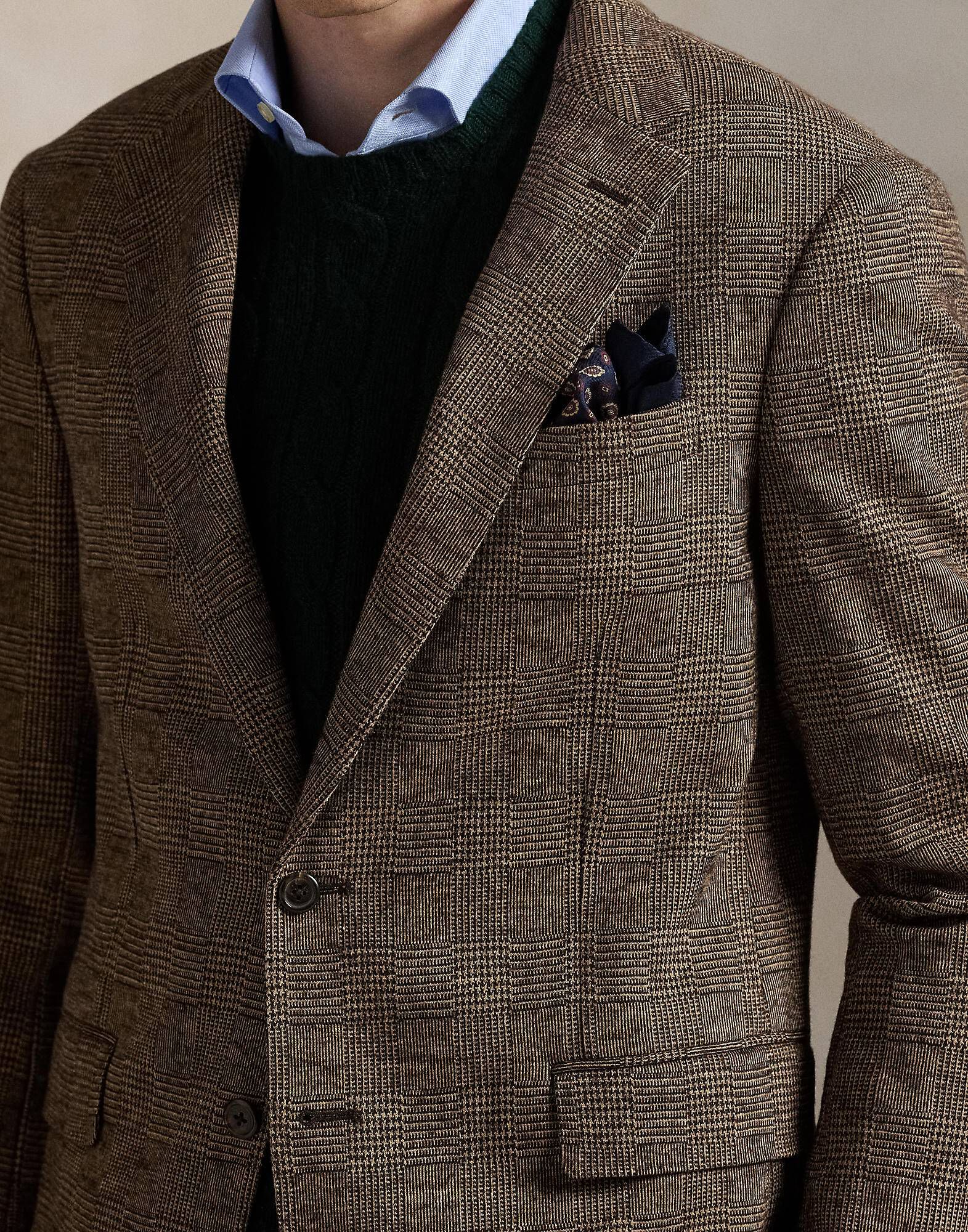 Polo Soft Modern Glen Plaid Sport Coat