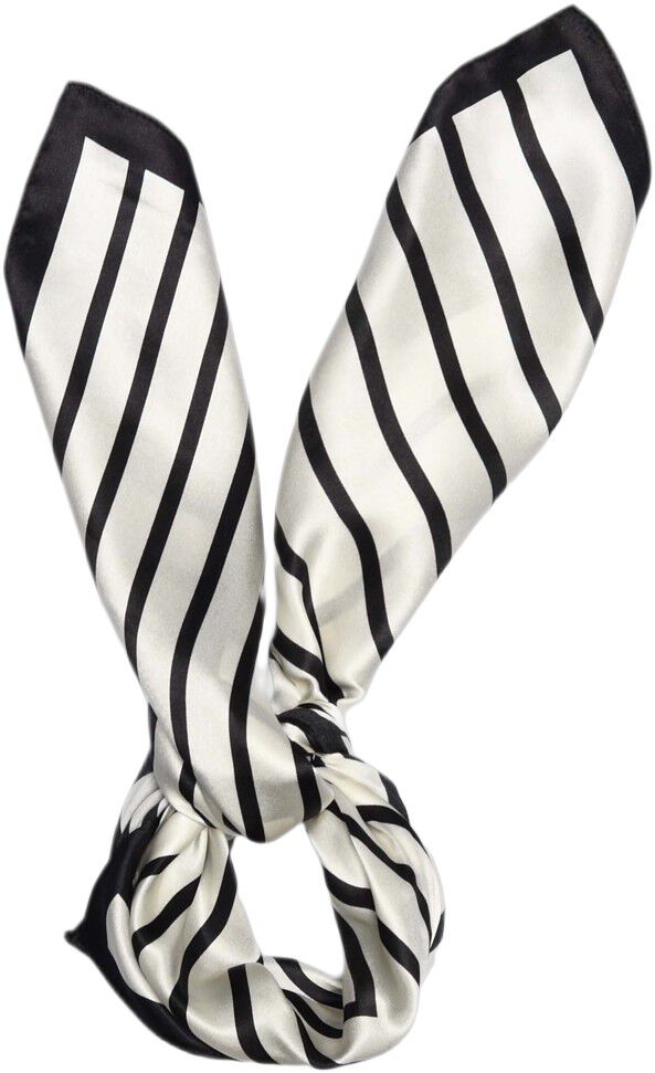 Lines silk scarf