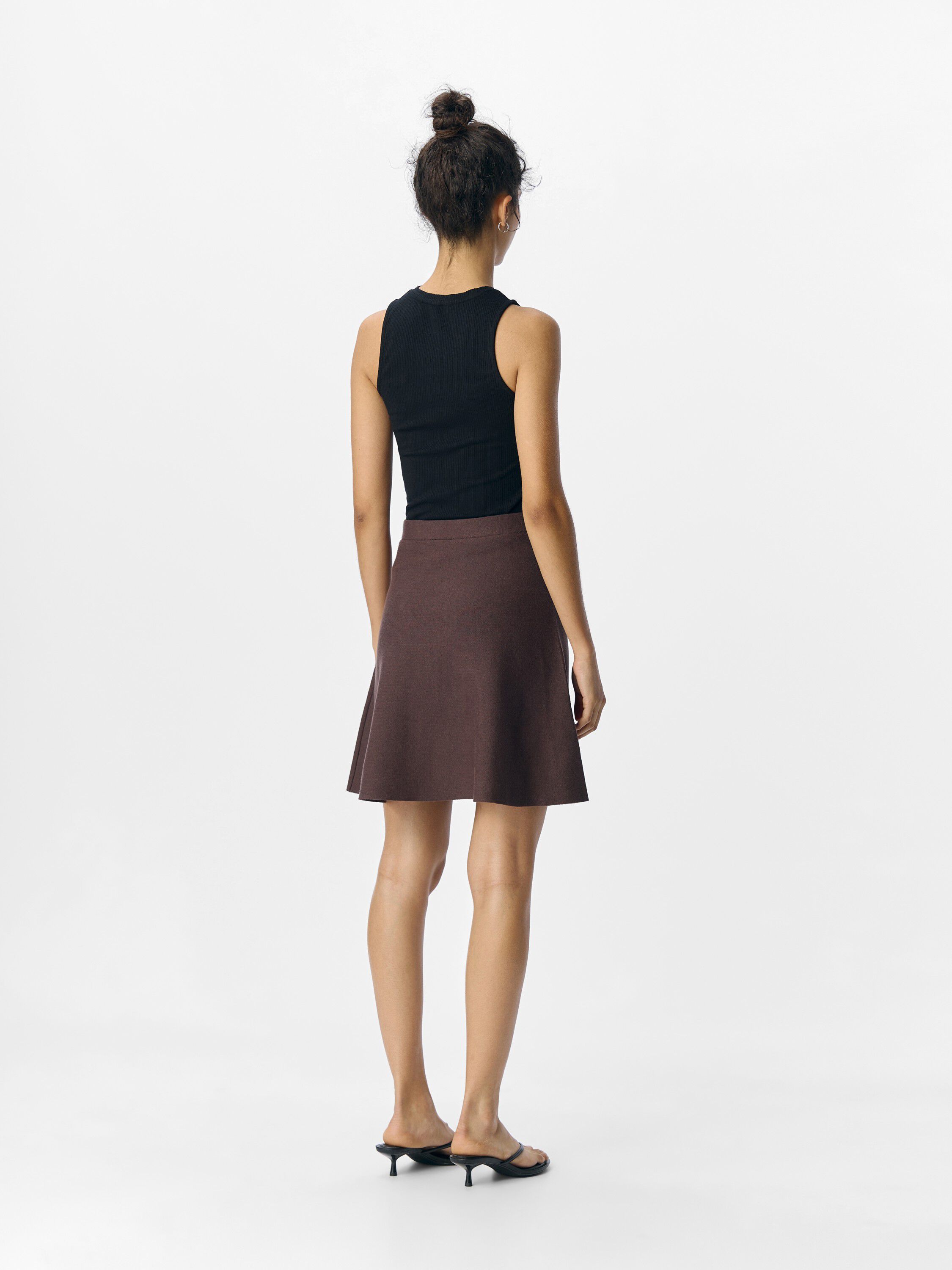 Objreynard Hw Short Knit Skirt Noos