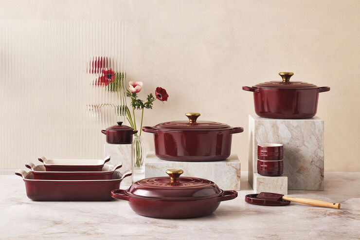 Heritage Rekt Fad 37/32cm Garnet