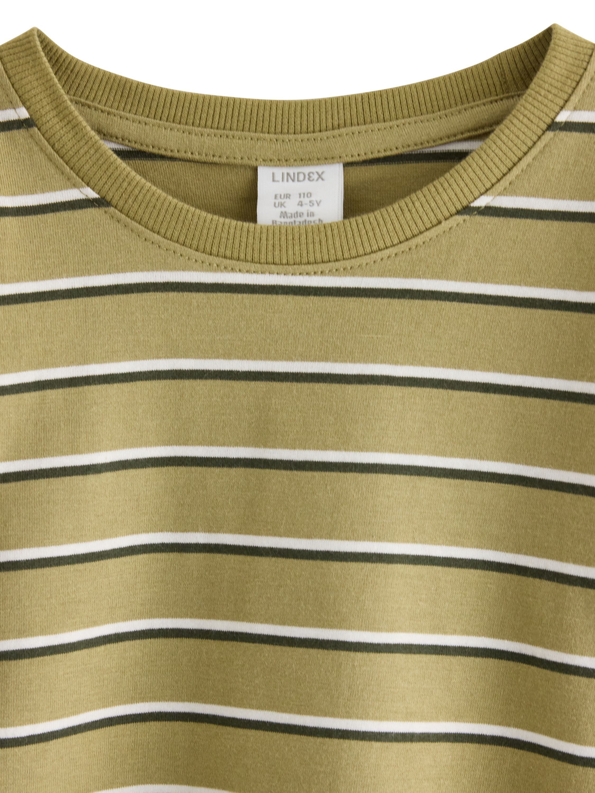 Top l s striped basic