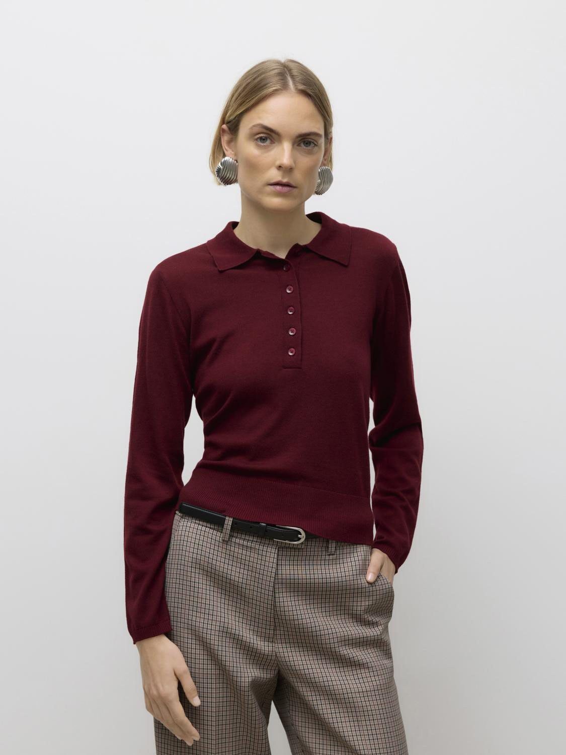 AWSIKITA LS O-NECK POLO KNIT NOOS
