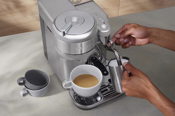 The Vertuo Creatista Brushed Stainless Steel