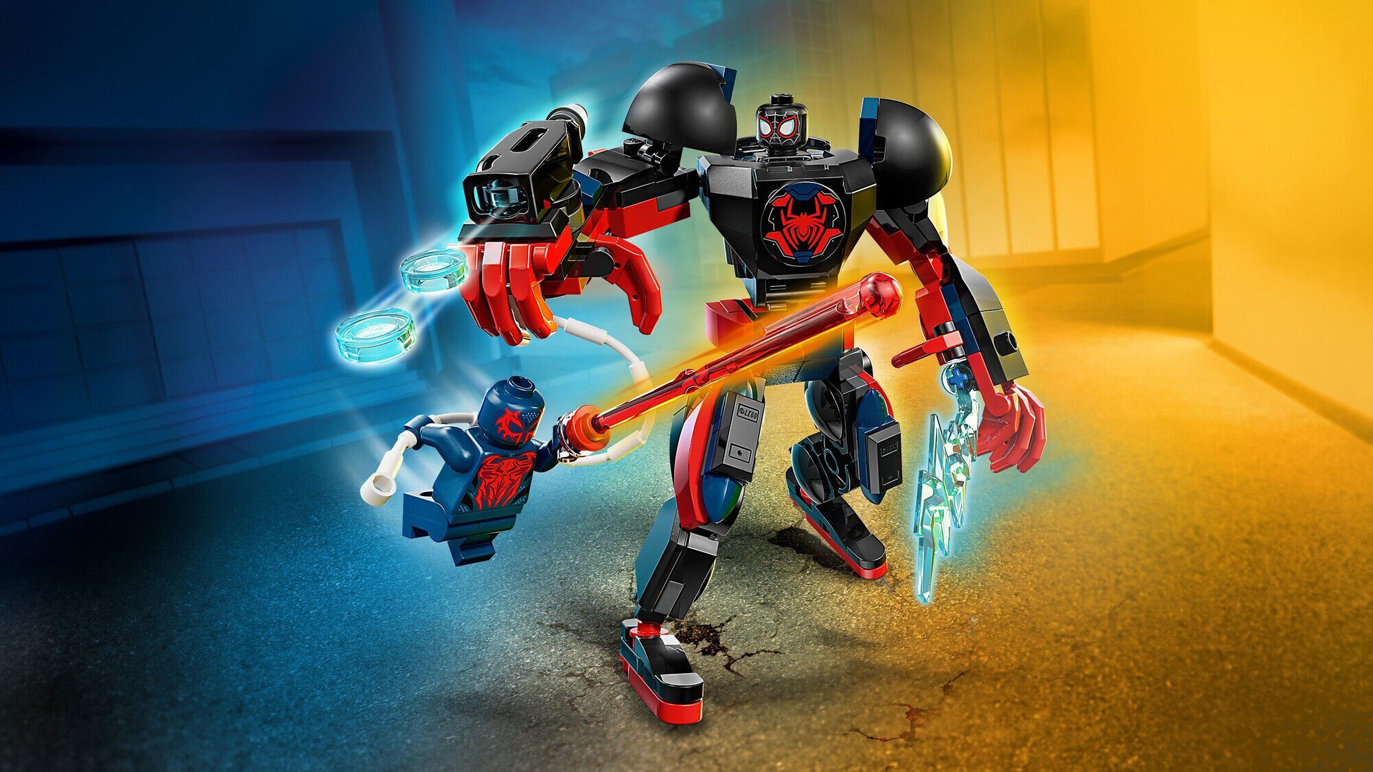 Miles Morales-mech mod Spider-Man 2099 76337