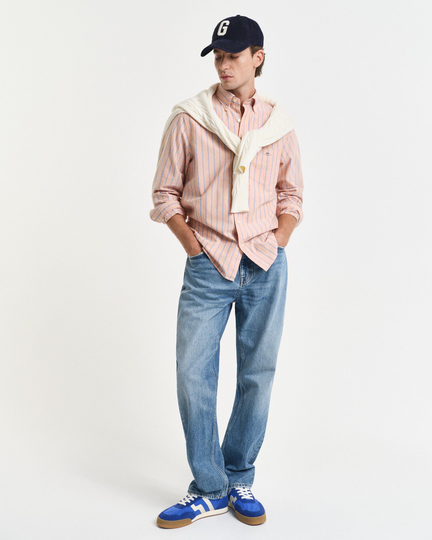 REG CLASSIC OXFORD STRIPE SHIRT
