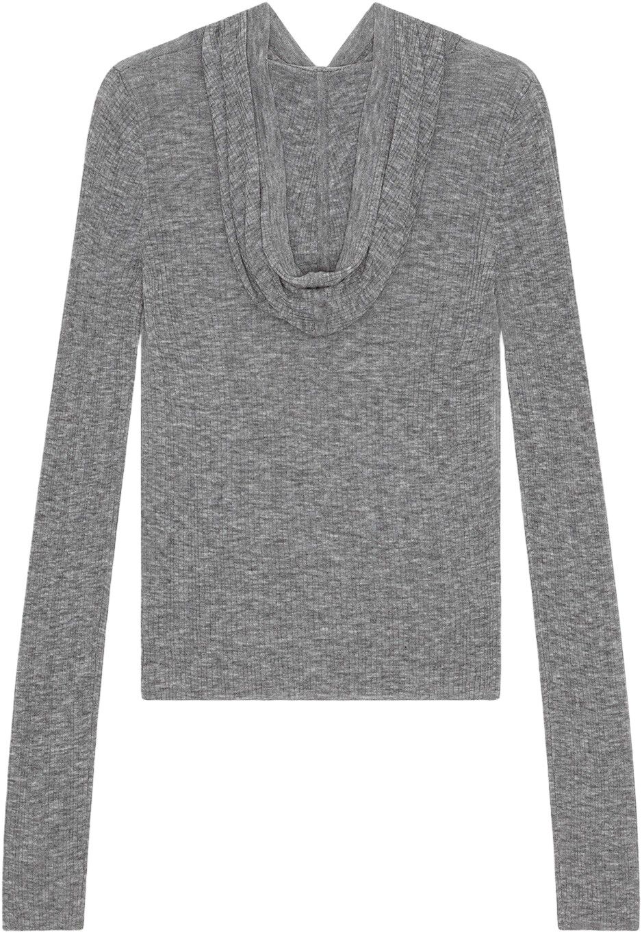 Hooded Merino Wool Shirt