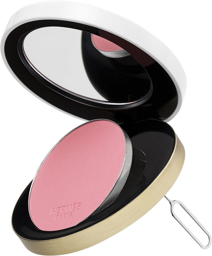 Rose Hermès, silky blush powder refill, Rose Abricot