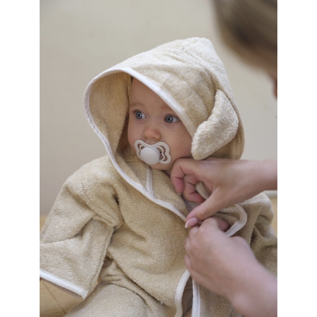Poncho-robe - Baby - Bunny - Wheat