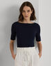 Cotton Boatneck Top