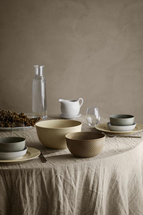 Rhombe Earth Serveringsskål Ø22 cm marble