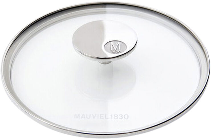 Glasslokk M'360 18 cm Glass/Stål