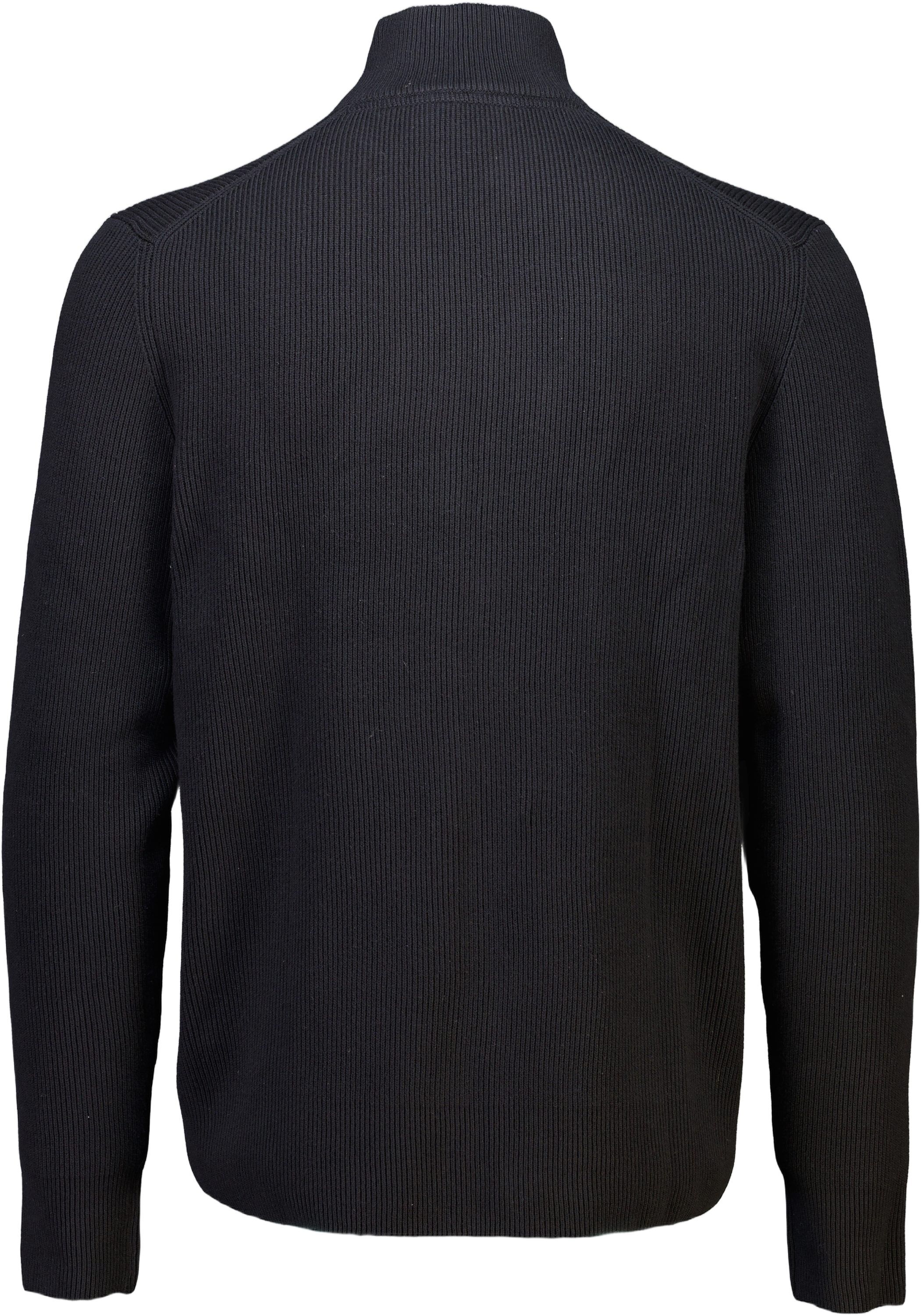 Knitted zip cardigan