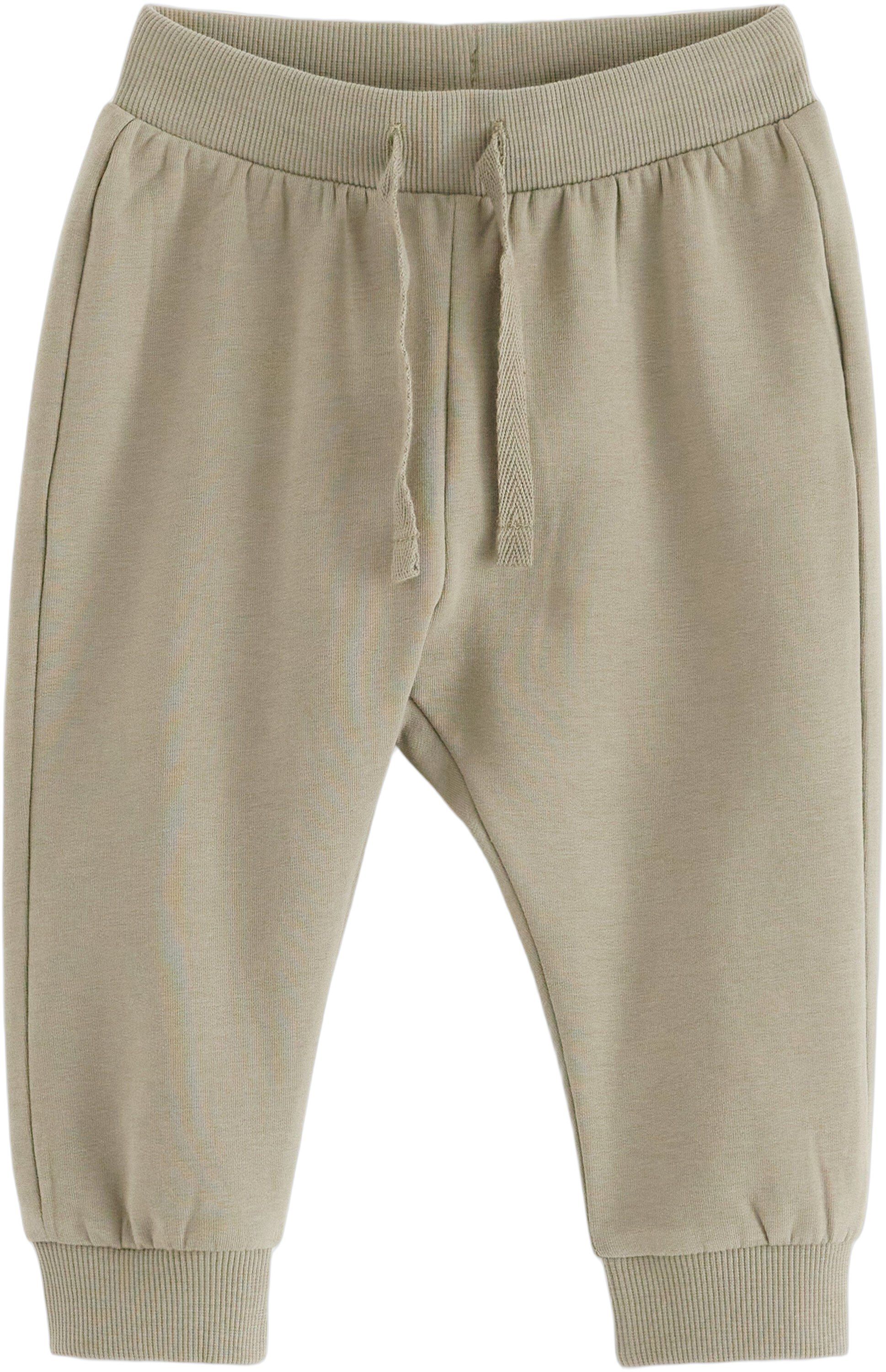 Joggers in cotton with soft, brushe