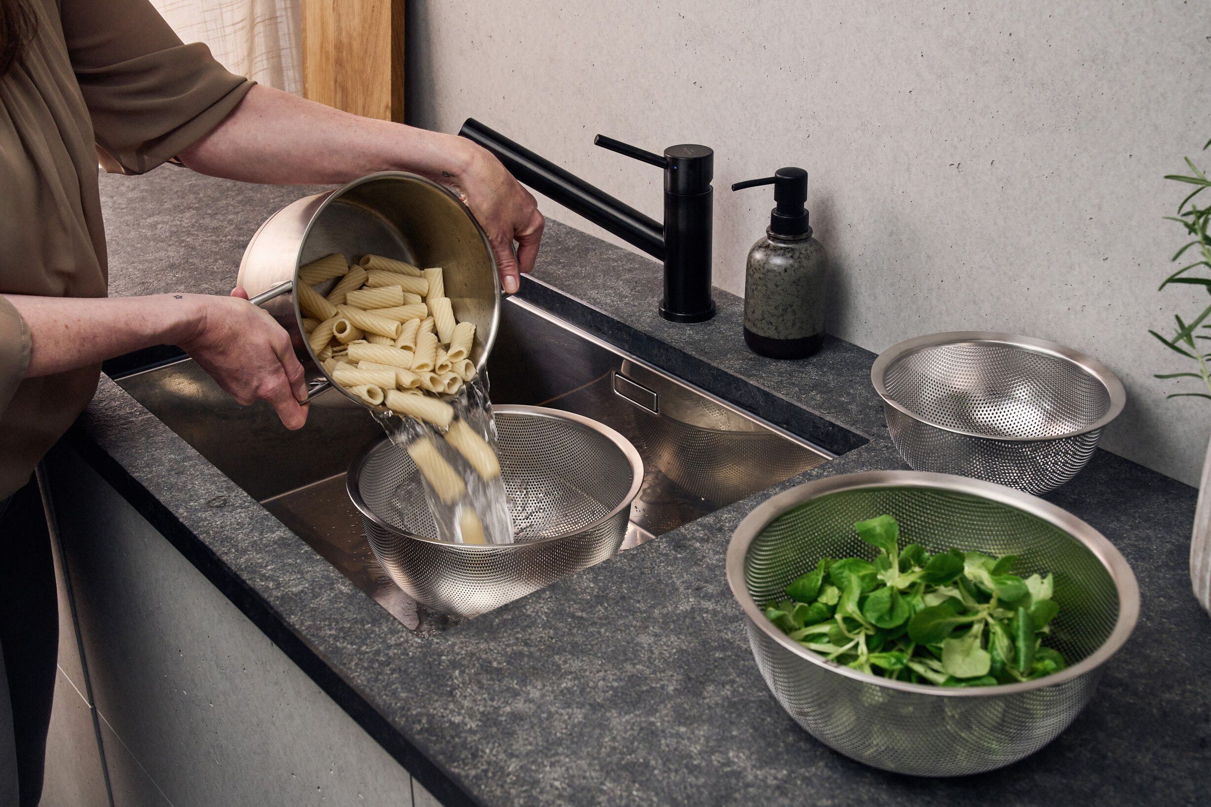 K&oslash;kkenudstyr s&aelig;t, 3-dele, 18/10 rustfrit st&aring;l