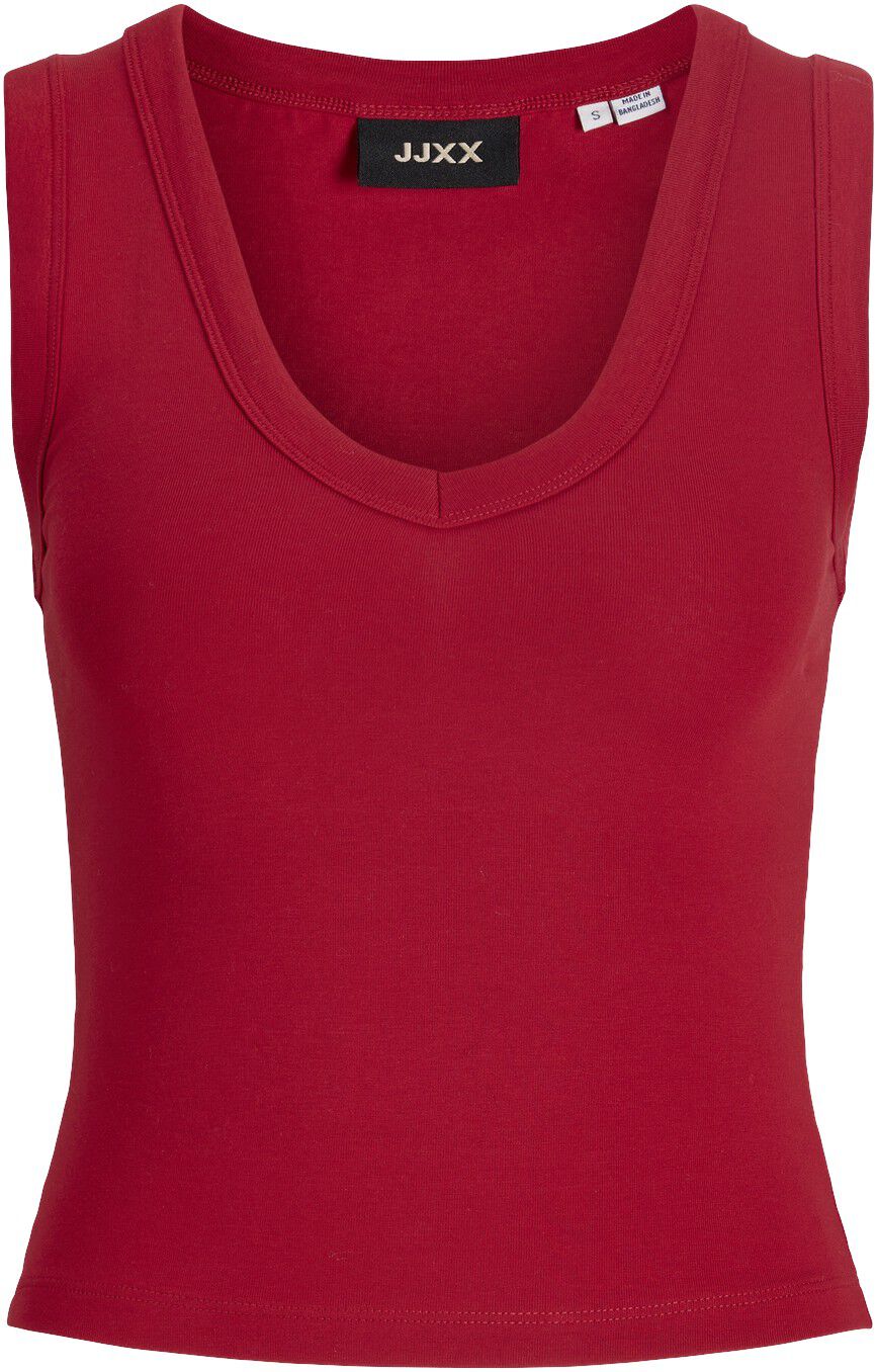 Jxgigi Str Sl Vneck Top Jrs Exp