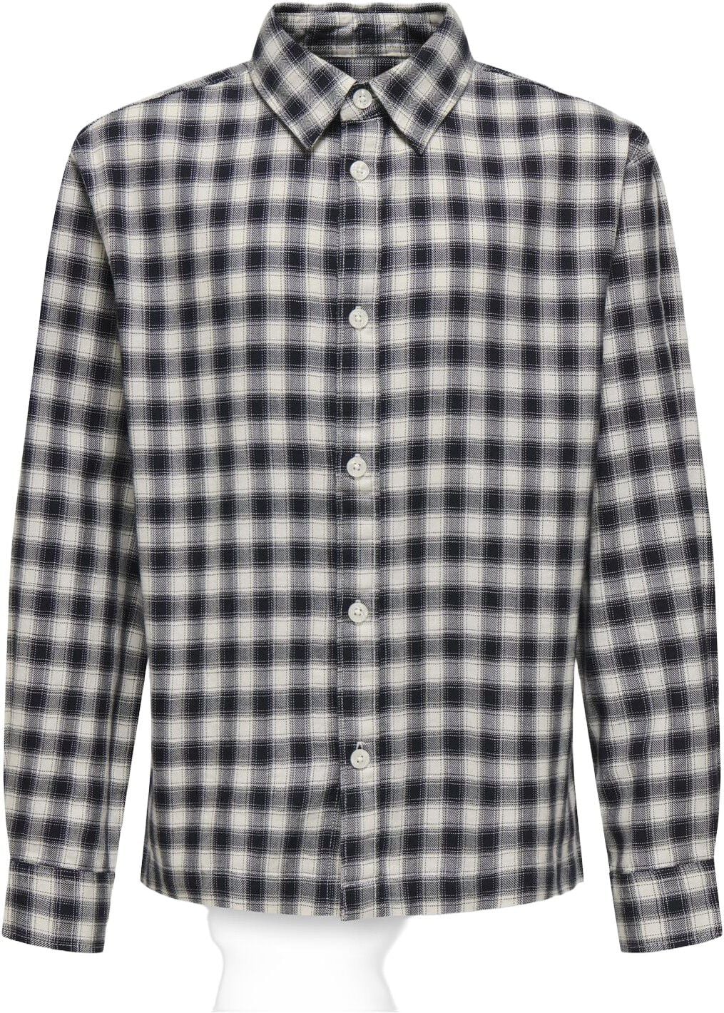 Osjkosta Ls Small Check Reg Shirt