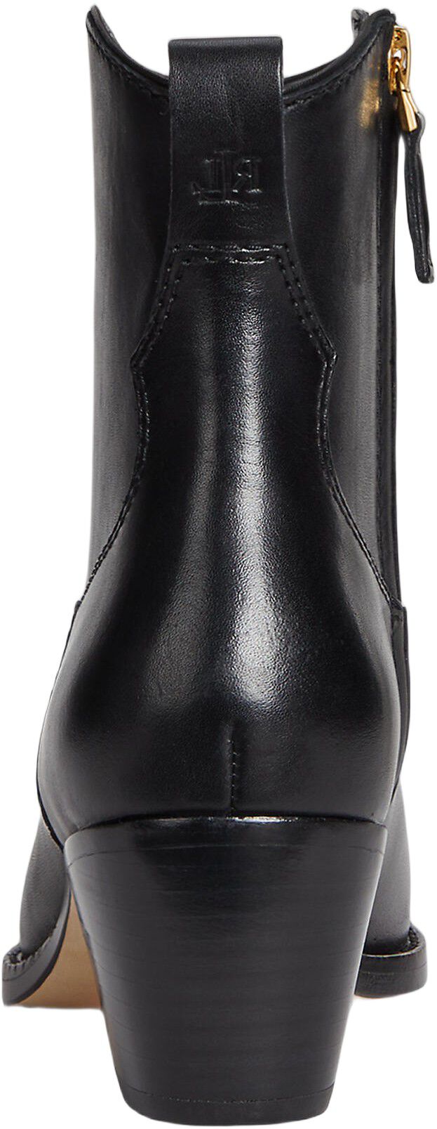 Harpher Burnished Leather Bootie