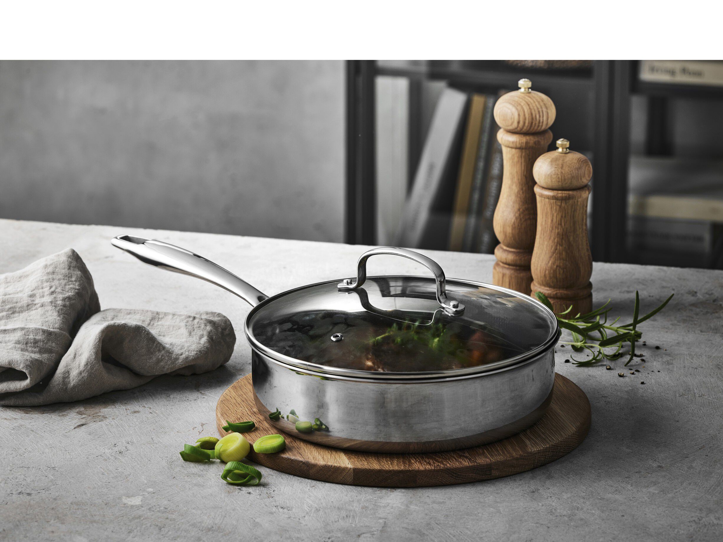 Saut&eacute;panne Paillon Hybrid 24 cm Rustfritt st&aring;l