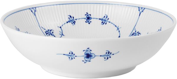 Musselmalet Riflet skål, 110 cl