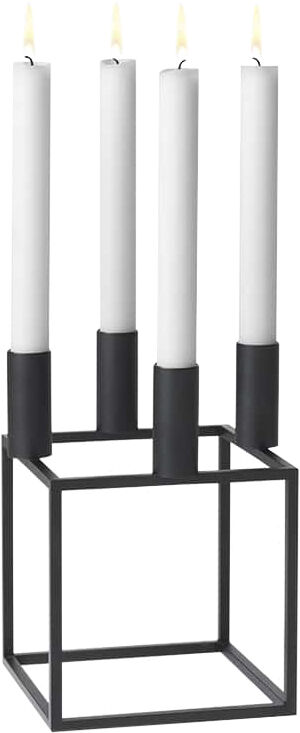 Kubus 4, Candle Holder, Black