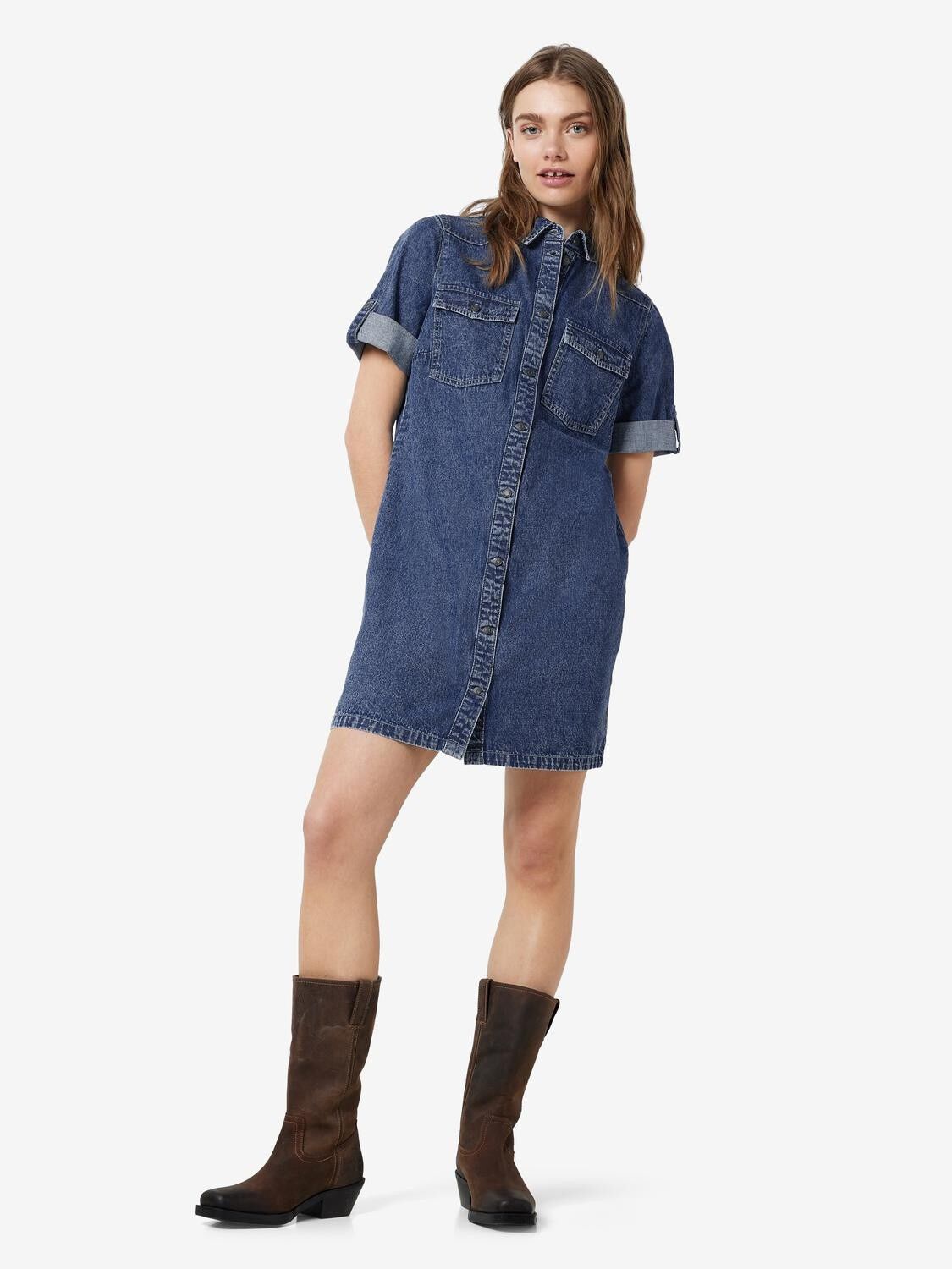 Nmnew Signe S/S Denim Dress Vi002Mb Noos