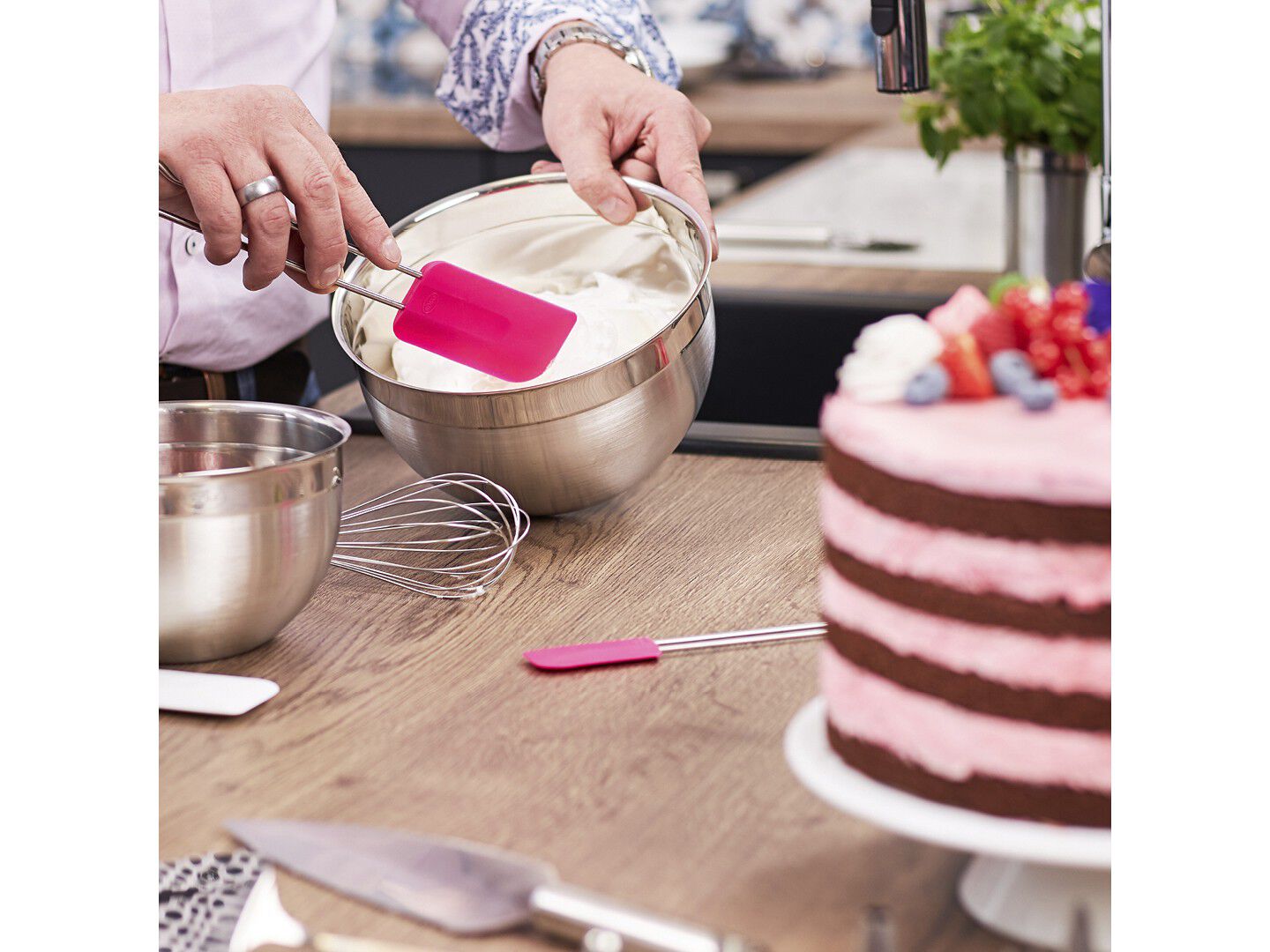 Bakebolle 1,6 liter 16 x 10,2 cm St&aring;l