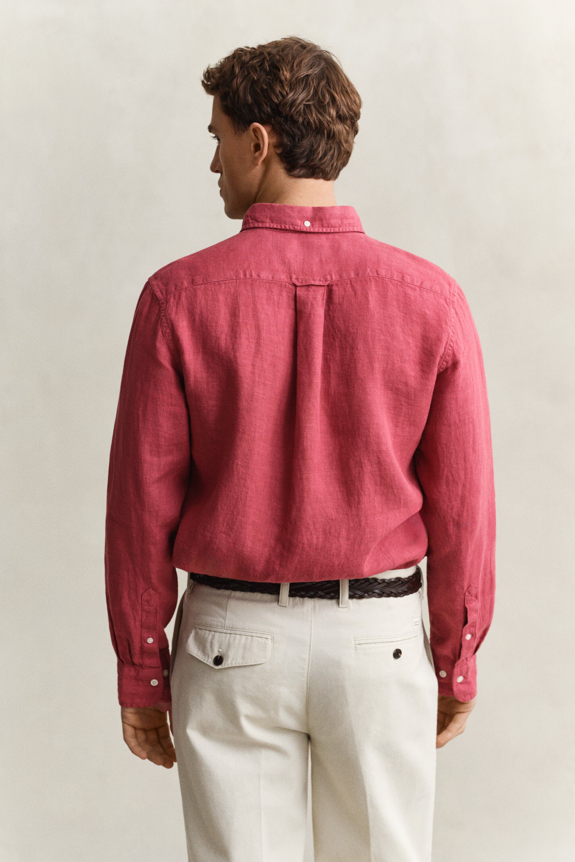 REG GMNT DYED LINEN SHIRT