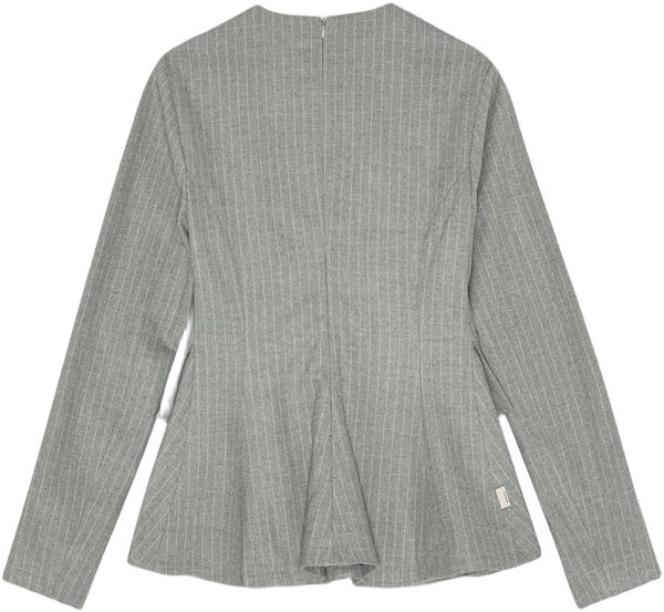 PEPLUM TOP WITH LONG SLEEVES