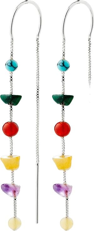 HERE earrings silver-plated/multi