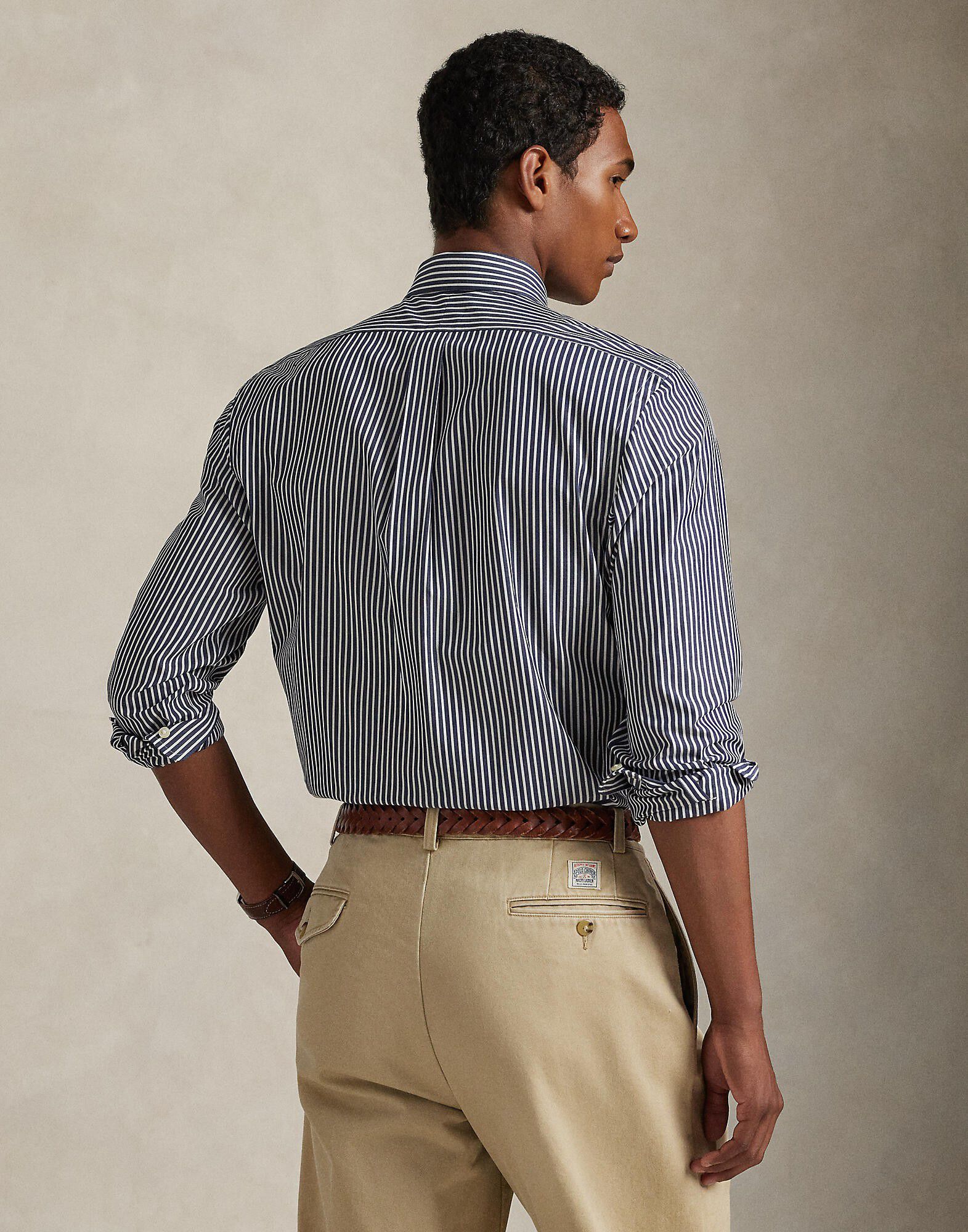 Slim Fit Stretch Poplin Shirt